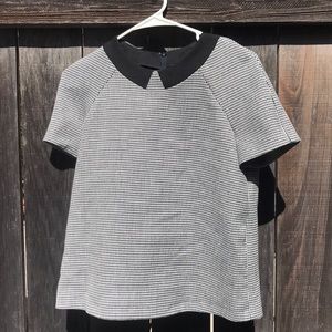 Short sleeve checkered shirt